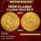 1834 Classic Classic Head Quarter Eagle Gold $2 1/2 ms62+ USCG