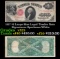 1917 $1 Large Size Legal Tender Note Grades vf+ Signatures Speelman/White