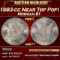 1883-cc Morgan Dollar Near Top Pop! $1 ms67+ SEGS