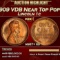 1909 VDB Lincoln Cent Near Top Pop! 1c ms67+ rd SEGS