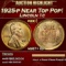 1925-p Lincoln Cent Near Top Pop! 1c ms67+ rd SEGS