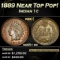 1889 Indian Cent Near Top Pop! 1c ms65+ bn SEGS