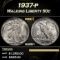 1937-p Walking Liberty Half Dollar 50c ms66+ SEGS