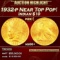 1932-p Gold Indian Eagle Near Top Pop! $10 ms66+ SEGS