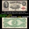 1917 $2 Large Size Legal Tender Note Thomas Jefferson Grades vf++ Signatures Speelman/White