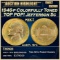 1946-p Jefferson Nickel Colorfully Toned TOP POP! 5c ms67+ 5fs SEGS