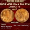 1909 VDB Lincoln Cent Near Top Pop 1c ms67+ RD SEGS