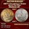 1887-p Morgan Dollar Colorfully Toned Near Top Pop! $1 ms67+ SEGS