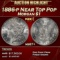 1886-p Morgan Dollar Near Top Pop $1 ms67+ SEGS