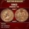 1863 Indian Cent 1c ms65+ SEGS