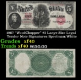 1907 $5 Large Size Legal Tender Note 