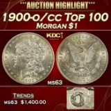 1900-o/cc Top 100 Morgan Dollar $1 ms63 USCG