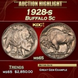 1928-s Buffalo Nickel 5c ms65 SEGS