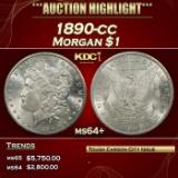 1890-cc Morgan Dollar $1 ms64+ SEGS