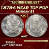 1878-s Morgan Dollar Near Top Pop $1 ms67 SEGS