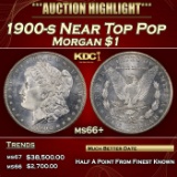 1900-s Morgan Dollar Near Top Pop $1 ms66+ SEGS