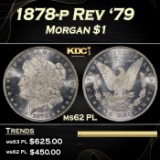 1896-p Morgan Dollar Toned $1 Grades ms66