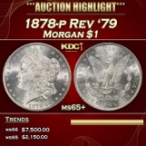 1878-p Rev '79 Morgan Dollar $1 ms65+ SEGS