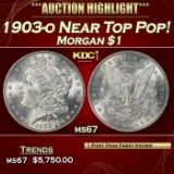 1903-o Morgan Dollar Near Top Pop! $1 ms67 SEGS