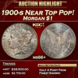 1900-s Morgan Dollar Near Top Pop! $1 ms66+ SEGS