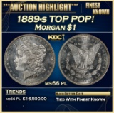 1889-s Morgan Dollar TOP POP! $1 ms66 pl SEGS