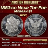 1883-cc Morgan Dollar Near Top Pop $1 ms66+ DMPL SEGS