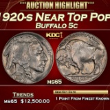 1920-s Buffalo Nickel Near Top Pop! 5c ms65 SEGS