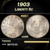 1903 Liberty Nickel 5c ms66 SEGS