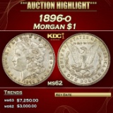 1896-o Morgan Dollar $1 ms62 USCG