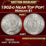 1902-o Morgan Dollar Near Top Pop! $1 ms67 SEGS