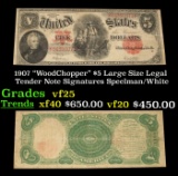 1907 $5 Large Size Legal Tender Note 