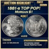 1881-s Morgan Dollar TOP POP! $1 ms69 SEGS