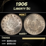 1906 Liberty Nickel 5c Grades ms65+