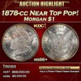 1878-cc Morgan Dollar Near Top Pop! $1 ms66+ SEGS