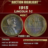 1915 Proof Lincoln Cent 1c pr66+ bn SEGS