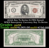 1934A $5 FRN Hawaii WWII Emergency Currency Key To Series Key To Series Grades Choice AU/BU Slider