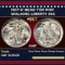 1937-p Walking Liberty Half Dollar Near Top Pop 50c ms67 SEGS