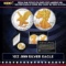 2024 24K Gold Gilded 1oz American Silver Eagle Coin, BU Coin w/ Box & COA Other Toy
