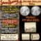 OC- Sears 10 Coin Circulated Peace Dollar $1 Roll Mystery 'P' Rev/'P' Rev Ends