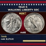1940-s Walking Liberty Half Dollar 50c ms66 SEGS