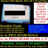 Original sealed box 5- 1983 United States Mint Proof Sets