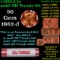 BU Shotgun Lincoln 1c roll, 1982-d 50 pcs Bank Wrapper 50c