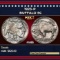 1923-p Buffalo Nickel 5c Grades ms65