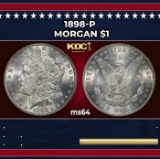 1898-p Morgan Dollar $1 Grades ms64