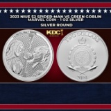 2023 Niue $2 Spider-Man vs Green Goblin Marvel Coin - 1 oz Silver Round Round