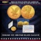 2025 24K Gold Plated 1oz American Silver Eagle Coin, BU Coin w/ Box & COA Grades Other Toy