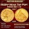 1929-p Gold Indian Quarter Eagle Near Top Pop! $2 1/2 ms66 SEGS