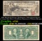 1896 $1 large size Silver Certificate Martha & George Washington 