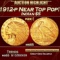 1912-p Gold Indian Half Eagle Near Top Pop! $5 ms65 USCG