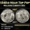 1945-d Walking Liberty Half Dollar Near Top Pop 50c ms67+ SEGS